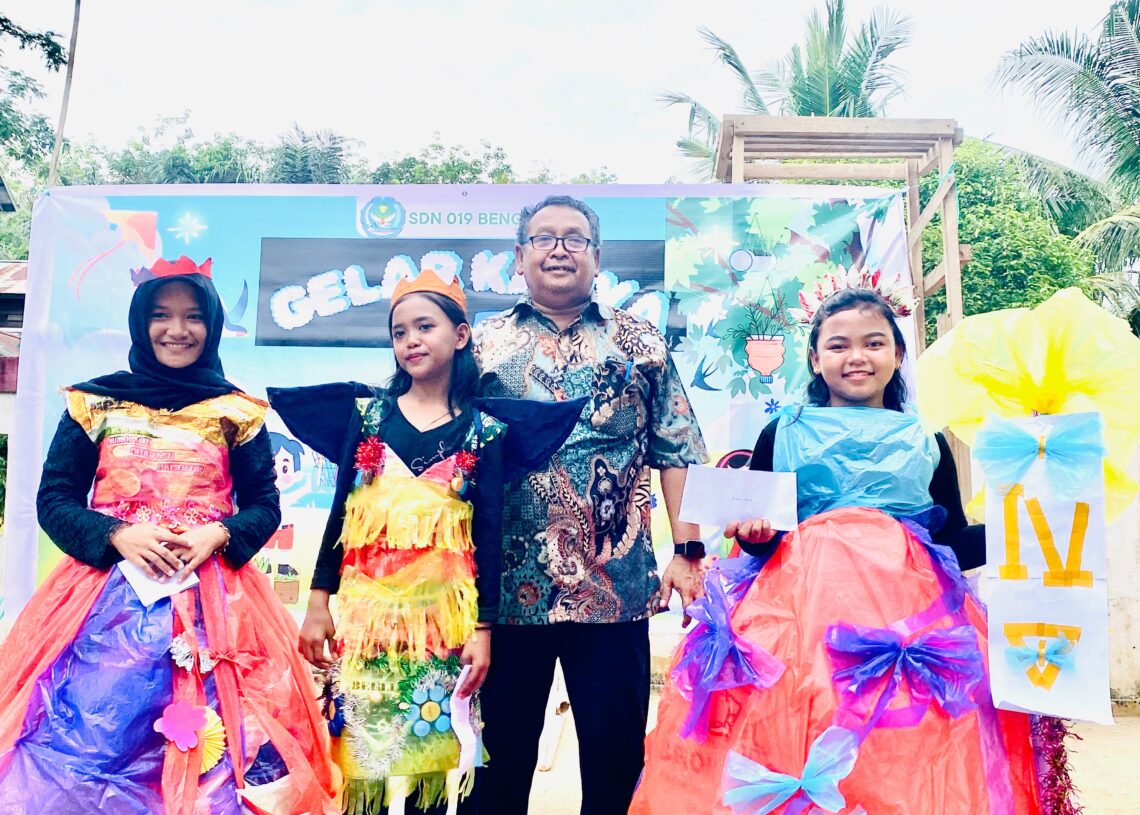 Daur Ulang Jadi Sorotan di P5 SDN 019 Kecamatan Bengalon