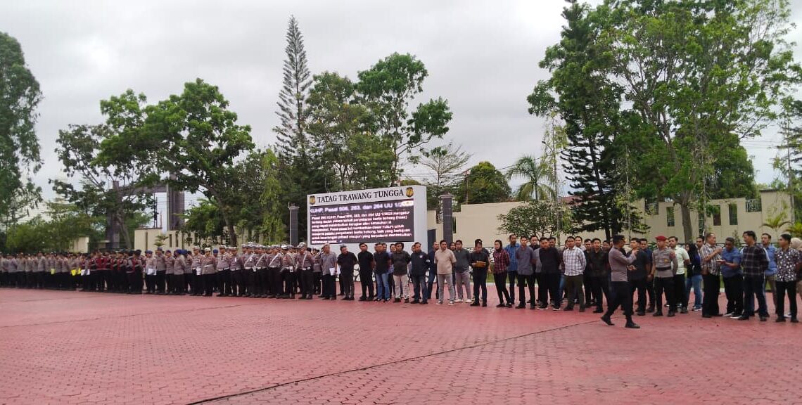 Apel Gabungan, Sinergi TNI-Polri di Kutim Jaga Stabilitas Keamanan Daerah