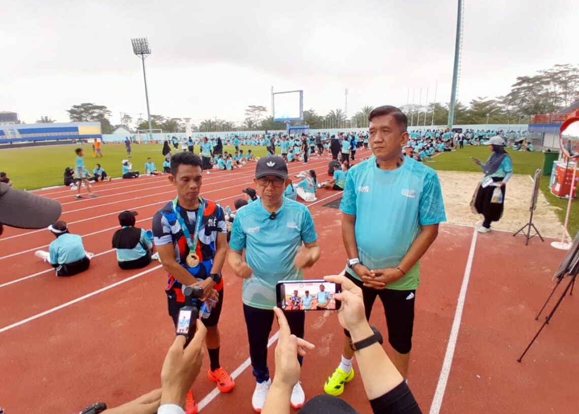 1.800 Warga Kutim Ikuti SunMoRun, Bupati Ajak Olahraga Jadi Gaya Hidup