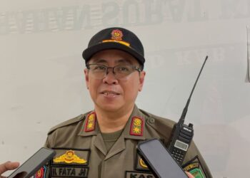 Penataan Trotoar, Satpol PP Kutim Berharap PKL Tak Mati Hak Publik Terjamin