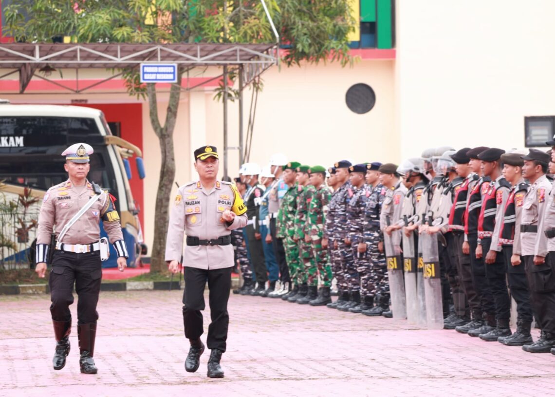 Polres Kutim Gelar Apel Pasukan Operasi Ketupat Mahakam 2026, Siap Amankan Mudik Idul Fitri