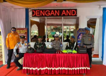 Pos Terpadu Ops Ketupat Mahakam Siaga, Polres Kutim Tekankan “Mudik Aman Keluarga Bahagia”
