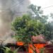 Damkar Kutim Tanggap Cepat, Kebakaran Hanguskan Rumah dan Mobil di Kawasan Perumahan Panorama