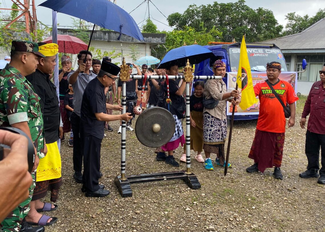 Bupati Kutai Timur Buka Pawai Ogoh-ogoh, Sampaikan Ucapan Nyepi dan Pesan Kebersamaan