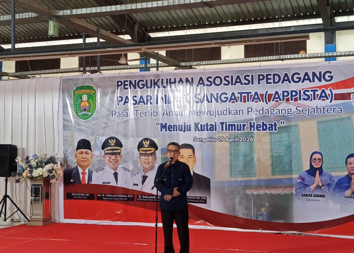 APPISTA Resmi Dikukuhkan, 48 Pedagang Ambil Peran Dorong Pasar Rakyat di Kutim