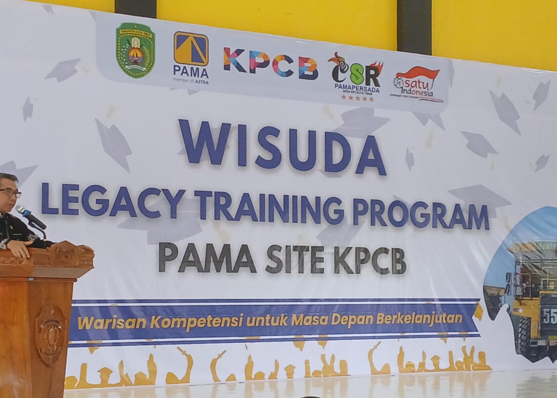 179 Peserta Wisuda LTP PAMA KPCB di Bengalon, Bupati Investasi Terbaik Adalah Ilmu