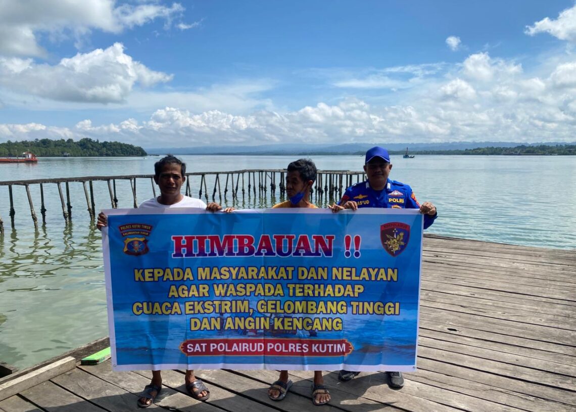 Cegah Kecelakaan Laut, Polisi Air Kutim Gencar Sosialisasi Keselamatan Pelayaran