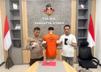 Aksi Senyap Polsek Sangatta Utara Berbuah Hasil, Terduga Pengedar Sabu Diciduk di Sangatta Utara