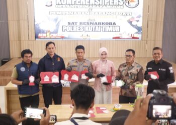 Hampir 1 Kilogram Sabu Dimusnahkan! Polres Kutim Selamatkan Masyarakat dari Kerugian Rp1,3 Miliar