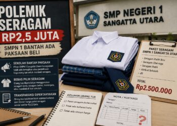 Polemik Seragam Rp2,5 Juta, SMPN 1 Sangatta Utara Bantah Ada Paksaan Beli