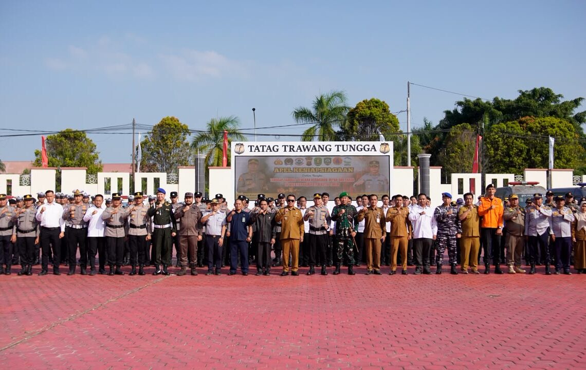 Hadapi Ancaman Karhutla, Polres Kutim Gelar Apel Kesiapsiagaan dan Perkuat Sinergi Lintas Sektor