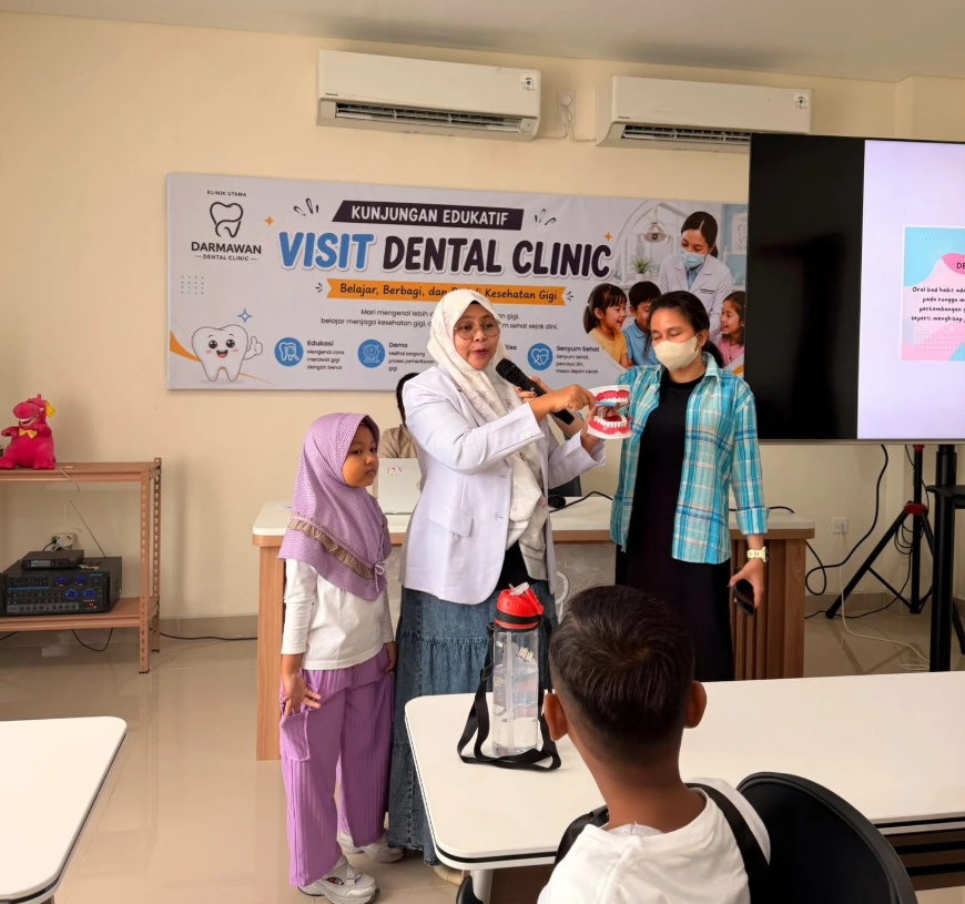 Belajar Sambil Mengenal Dokter Gigi, Peserta Didik Learning Corner Dapat Edukasi Kesehatan Mulut