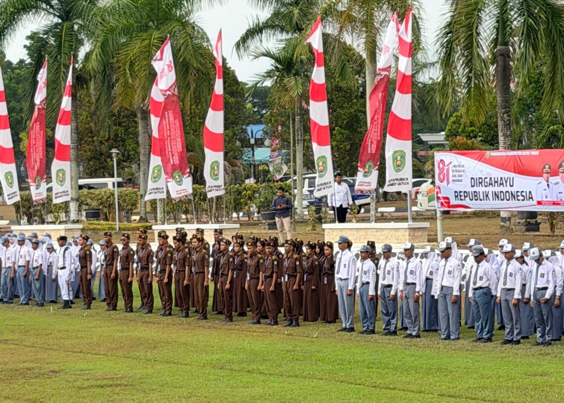 81 Tahun Merdeka, Kutim Teguhkan Kerja untuk Keadilan dan Kemakmuran