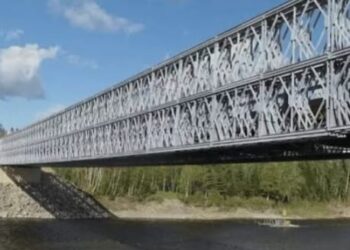 Jalan Poros Sangatta–Rantau Pulung Ditutup 7 Hari, Jembatan Bailey Segera Dipasang
