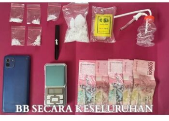 Polisi Gerebek Rumah di Kombeng, 40,83 Gram Sabu dan Timbangan Digital Disita